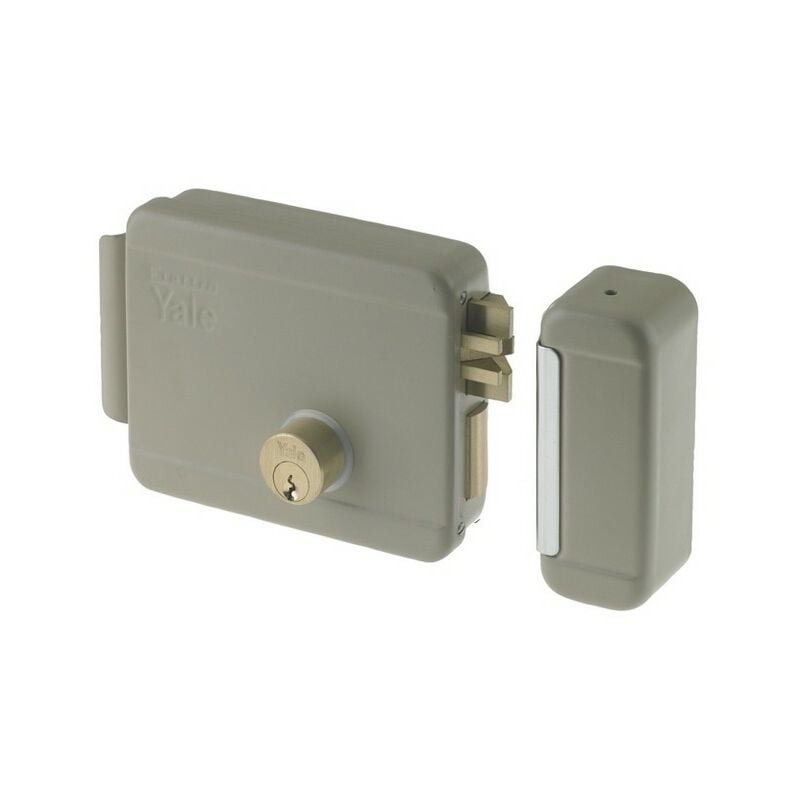 Serrure électrique yale art.68080 pour portails à 2 tours avec cylindre fixe interne et externe - Salon