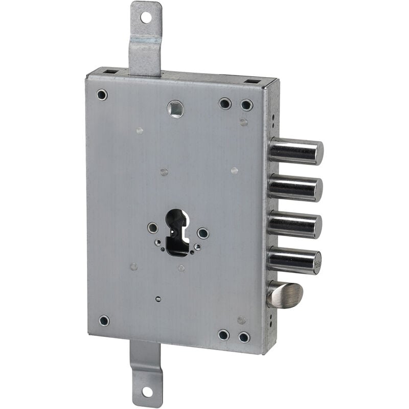 Serrure à Levier Pour Portes Blindées Art.Y135Db e 73 - 4 Pênes Dormants / Interas.28 Mm