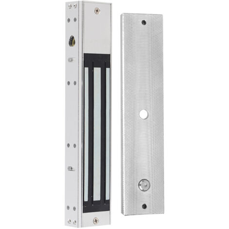 Serrure magnétique 12V 280 kg pour porte simple, voyant LED intégré