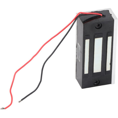 Serrure magnétique 12V 60KG pour portes, verrouillage électromagnétique compact