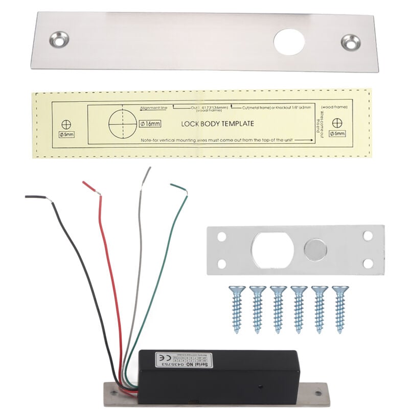 Serrure Magnétique électrique, Sécurisez Votre Entrée Avec un Délai D'accès, Serrure Magnétique à Retour De Signal De Bande Métallique, Pour Porte En