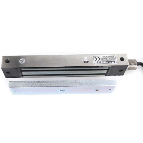 Serrure Magnétique Haute Sécurité 280kg Acier Inoxydable Étanche IP67 pour Portails 12V/24V DC