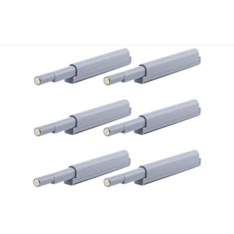 Serrure magnétique invisible pour porte tactile, appuyez pour ouvrir la serrure magnétique (6 pièces)
