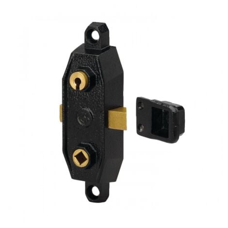 Serrure monopoint clé à gorge GOLLOT 7500 - METALUX Noir 160  Gauche             35                                                                160