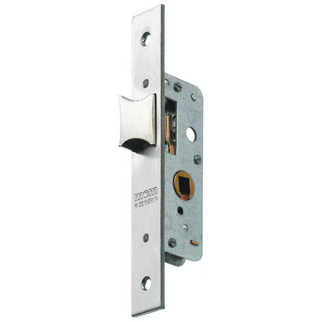 Serrure à mortaiser solo pêne demi-tour – Acier inoxydable – Résistante à la rouille – Pour portes intérieures – Installation rapide – MCM