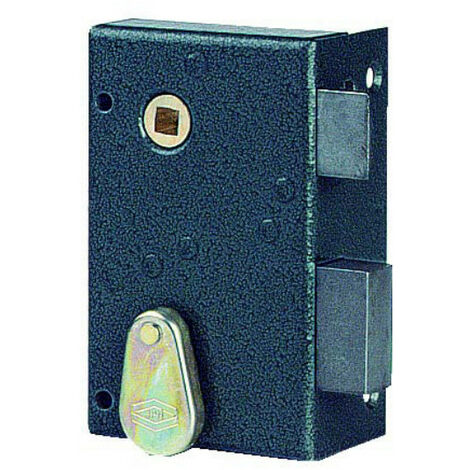 Serrure monopoint en applique pêne dormant demi-tour clé à chiffres vertical à fouillot droite - JPM - 147000-02-1Y