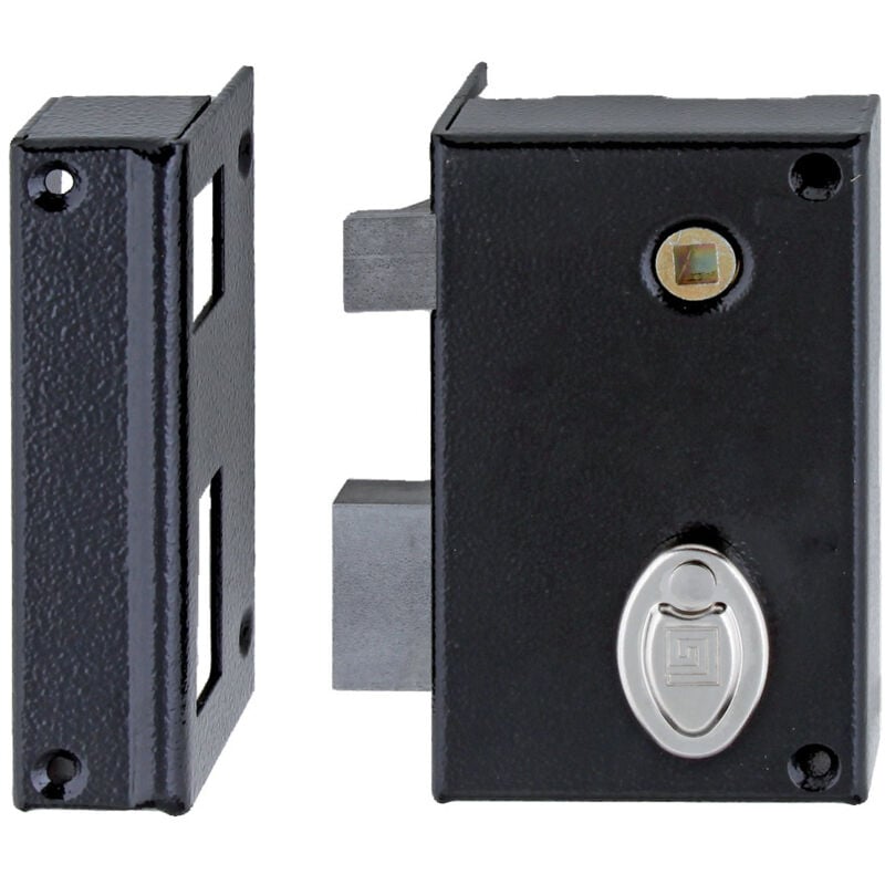 Serrure monopoint en applique verticale fouillot 6 gorges gauche Heracles MX-794-02