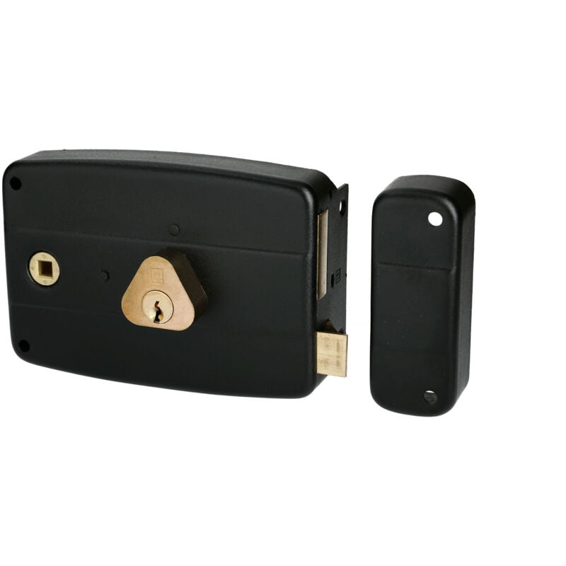 Serrure monopoint en applique ERCY 5 goupilles 5G horizontal fouillot droite cylindre de 50mm - HERACLES - C5-501713-1