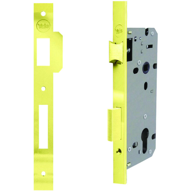 Yale - serrure à morceaux avec pêne et pêne dormant 52 X00 40