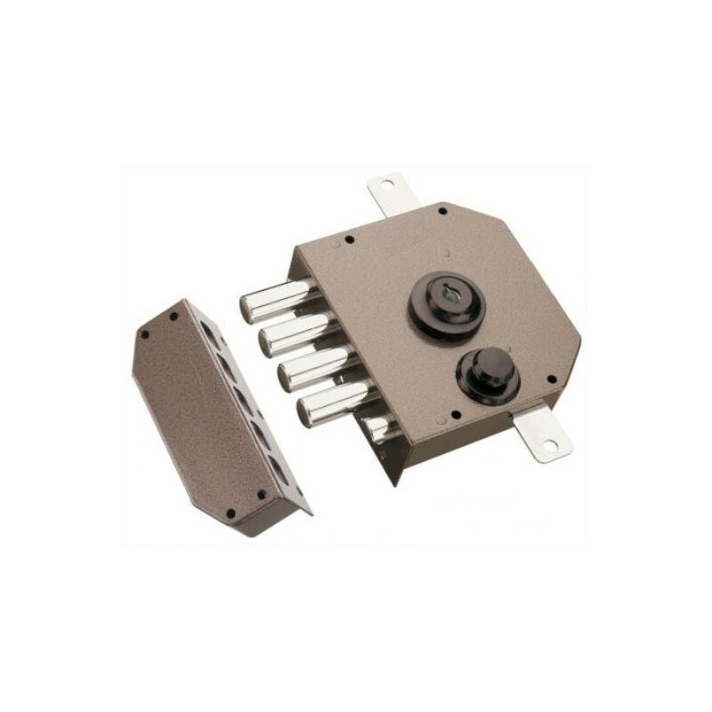 Mécanisme 3 points 30.630 A2P1 poussant en applique marron gauche Mottura 30630VS50RHAFSX