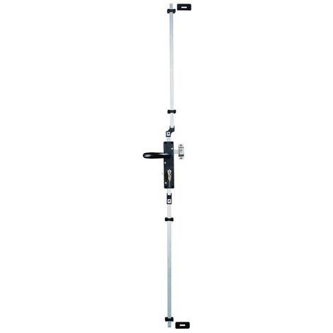 Serrure multipoints Multireverso pour volet et porte garage – Alu blanc – Carré 7 – Diamètre axe 20mm – Entraxe 70mm – WG591010Q – Tirard & Burgaud