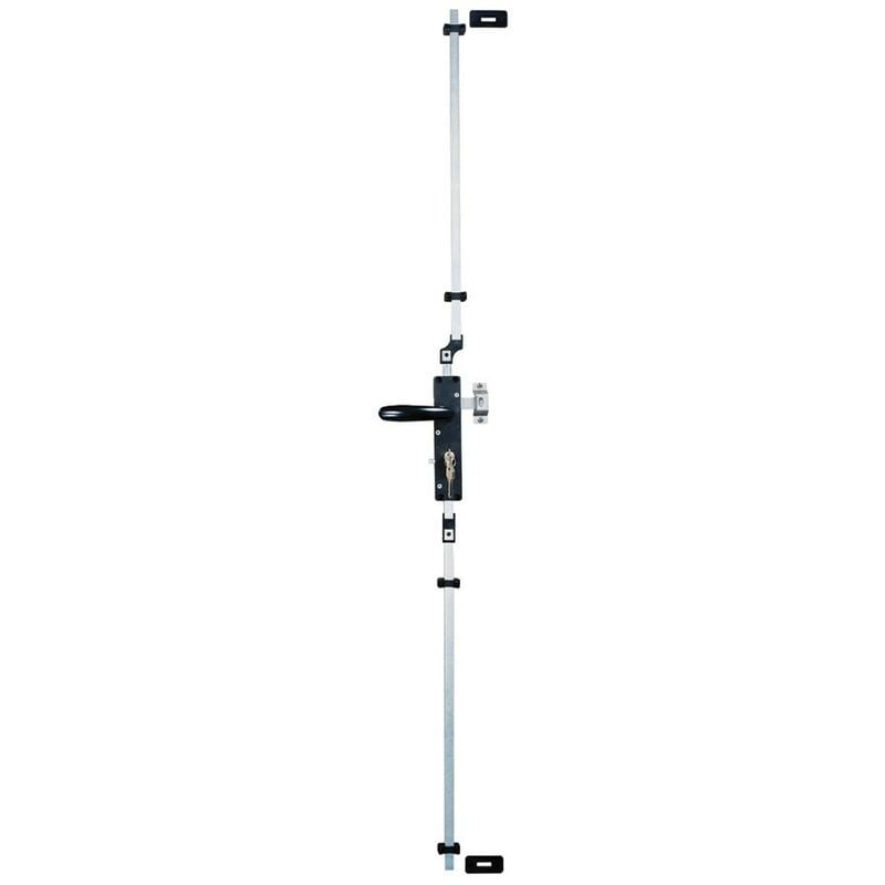 Serrure multipoints Multireverso tirard pour volet et porte garage - Alu blanc - Carré 7 Profil eu - WG591010Q