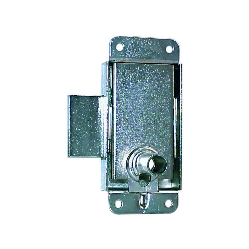 Serrure de meuble 881 acier - réversible - clé forée - hauteur : 40 mm - varriure : varié - VACHETTE