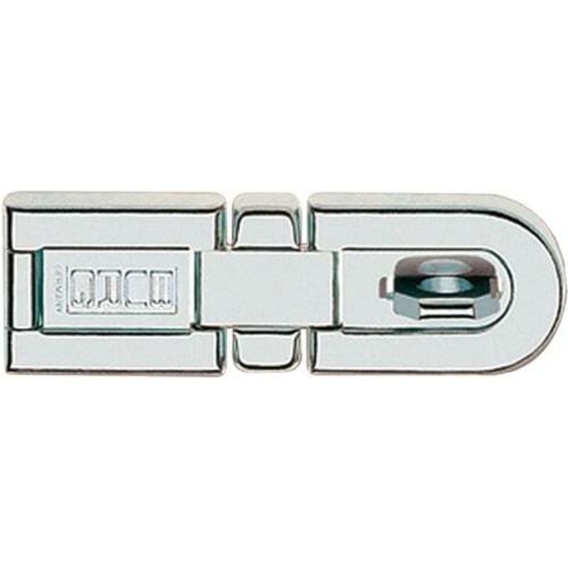 Burg-wächter loquet de sécurité L.165 mm l.49 mm ø oeillet 14 mm acier galvanisé lourd 1 double articulation - PK3