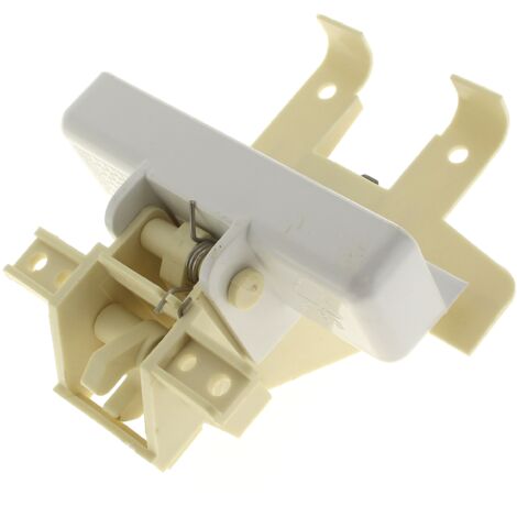 Serrure + poignee blanche z673001800437 - lave-vaisselle
