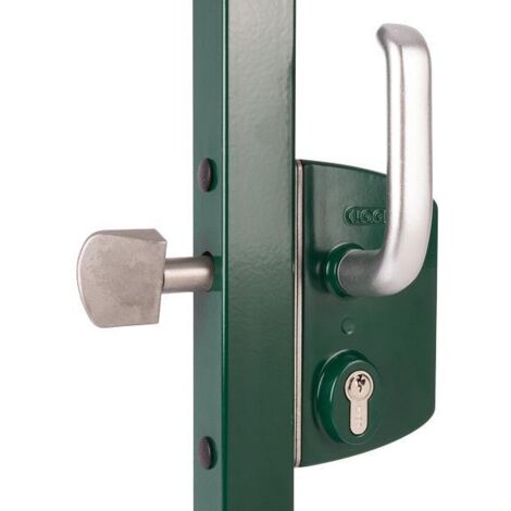 Serrure portail coulissant argent 40mm LOCINOX LSKZ4040U2LZILVVSZS