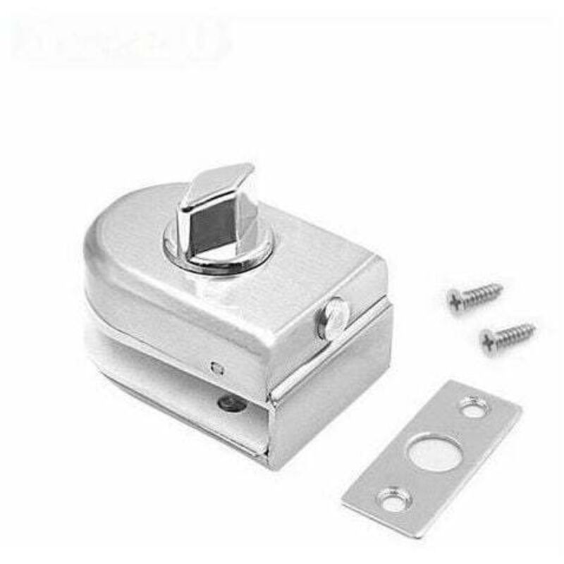 Serrure porte coulissante En Acier Inoxydable Anti-Vol Serrure Double Swing Articulée Sans Cadre Push Serrure Porte Coulissante 1012mm