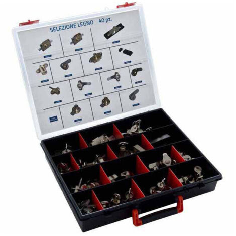 Serrure pour meubles en bois, lot de 50, classe/Leg Omr