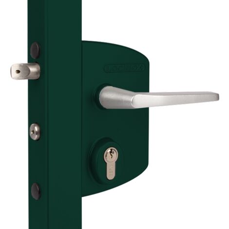 Serrure pour portail battant LOCINOX vert 40 à 60 mm LOCINOX LAKQ4040U2L6005VSZM