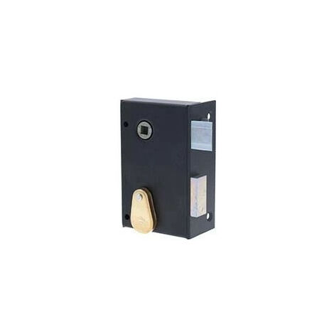 JPM – Serrure de portail verticale à chiffres – Fouillot carré 7 mm – Pêne 5 mm – Dimensions 45x68 mm – Pour métal et bois