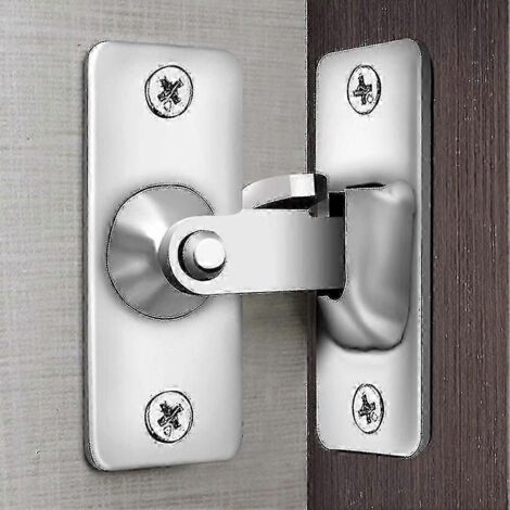 Serrure pour porte coulissante à angle droit (90 degrés)