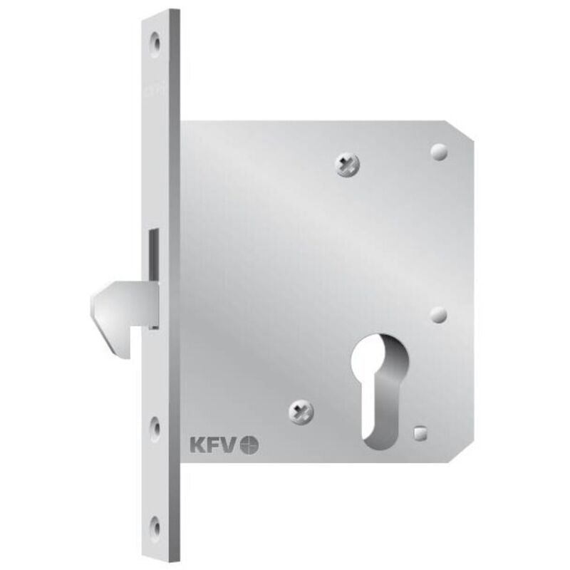 Serrure pour porte coulissante PZ,D55,24kt,DL/DR