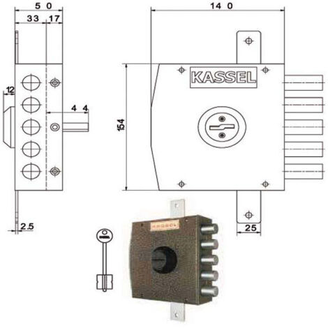 Serrure Sic.Triplice Dx Dm 1301 Kassel