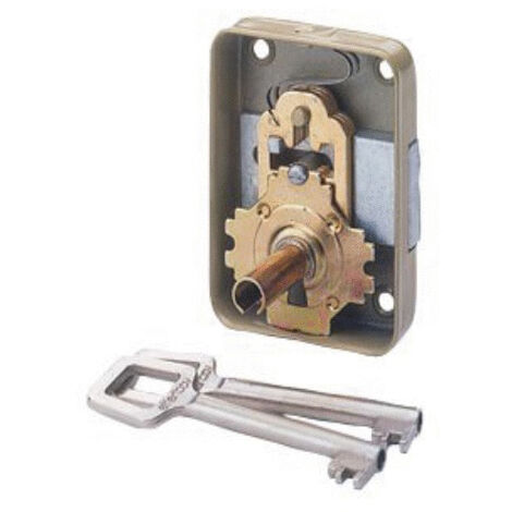 Serrure sureté 3 gorges 224 sur plaque 60/30 droite - VACHETTE - 11552000