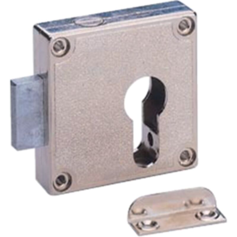 Serrure de meuble 5364 acier - réversible - hauteur : 60 mm Vachette