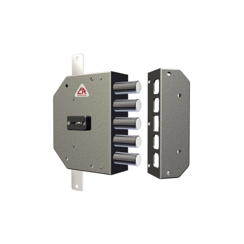 Serrure de sA curitA droite cr 2200 double embout a appliquer sur les portes blindA es