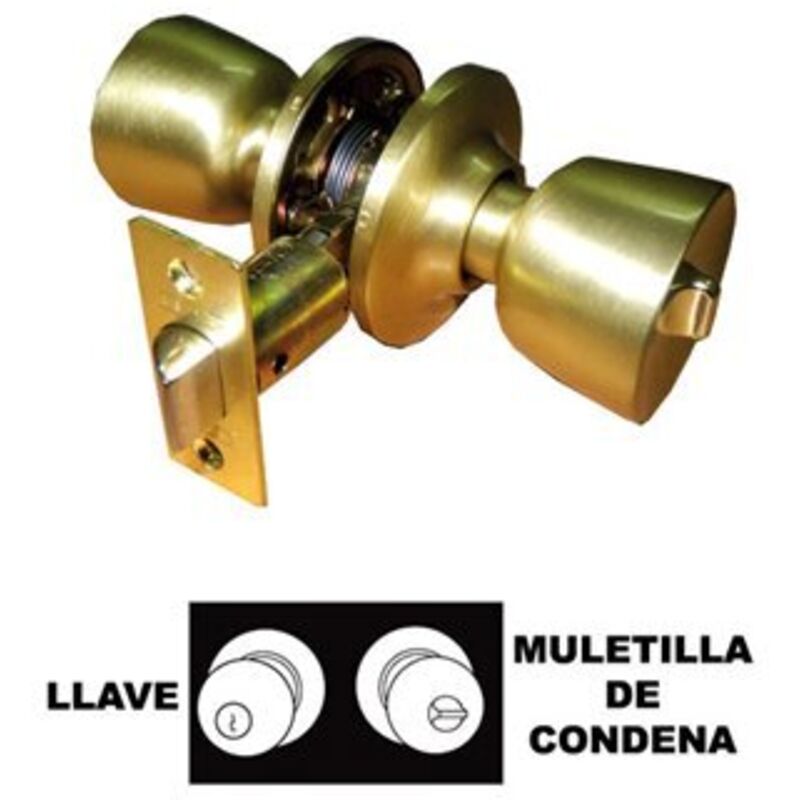 Tesa - Bouton Tulipe R.3500-60.70 Laiton Mat Ll. et compte