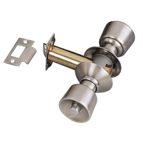 Serrure tubulaire VACHETTE V60 80 mm laiton poli