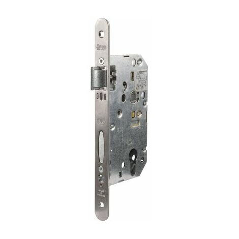 Vachette – Serrure à larder inox à fouillot sans gâche – Clé I – Axe 50 mm – 1 point de fermeture – Installation mortaise