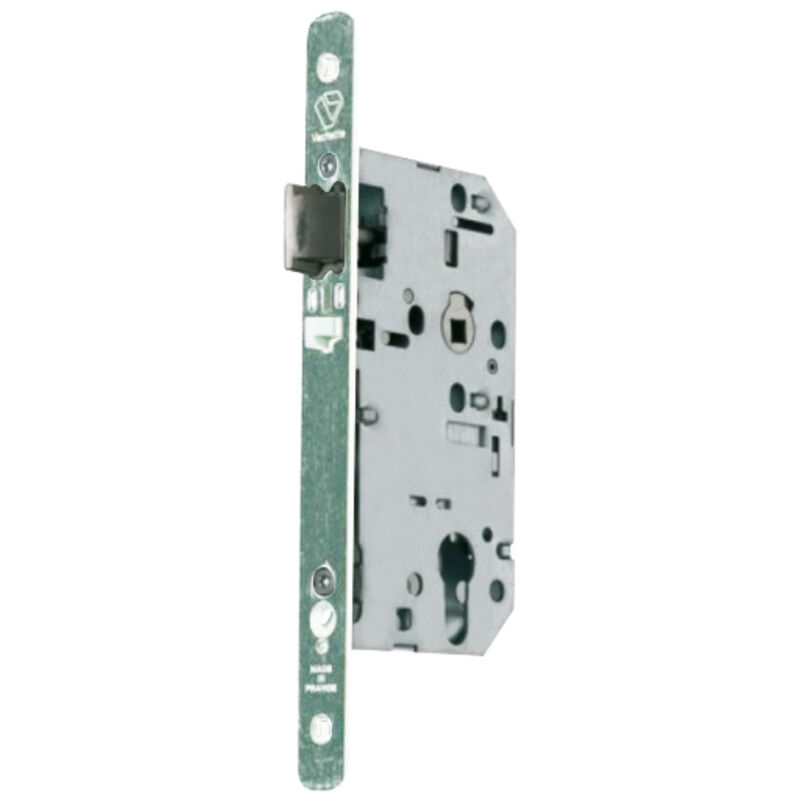 Vachette - Serrure à larder D457 urgence axe 50mm T20 bout rond finition inox 14499000 Vachette - Serrure à larder D457 urgence axe 50mm T20 bout rond finition inox 14499000