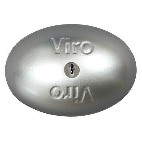 Serrurepour porte de fourgon VAN LOCK - VIRO Argent    S'entrouvrant Horizontal