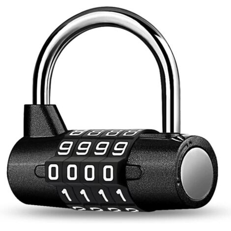 Serrures D'armoire, Cadenas à Combinaison à 4 Chiffres, Serrure de Garde-robe de Casier de Gym