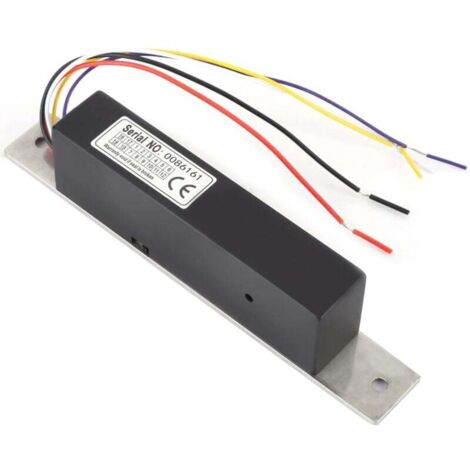 Serrures électromagnétiques Sonew 12 V/24 V, serrure électromagnétique en aluminium pour porte simple, signal de contrôle d'accès pour porte en verre/porte en bois