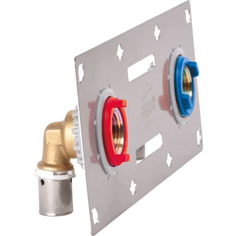 PBTUB Sortie de cloison SERTIFIX à sertir - Entraxe 150mm 1/2"- 13x16Plaque 13mm