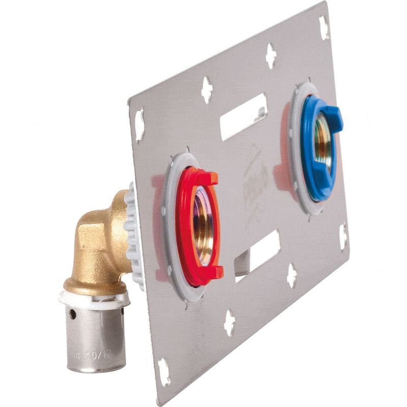 Kit Fixation sertifix à sertir - Entraxe 150mm 1/2'- 10x12 Plaque 13mm