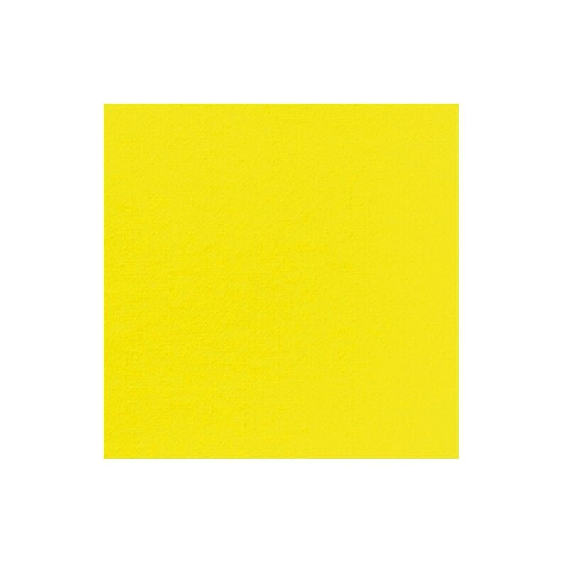 Duni - Serviette de table carrée lin - coloris jaune - 40 x 40 cm - lot de 12