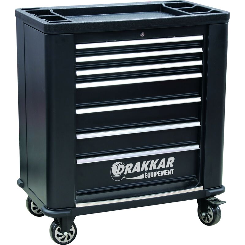 Drakkar Equipement - servante 7 tiroirs avec 2 portes latérales - vide drakkar équipement -09258