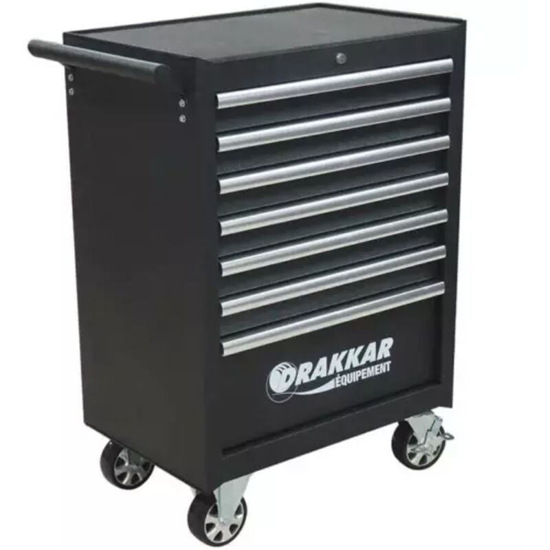 Drakkar Equipement - Servante d'atelier 7 tiroirs 248 outils drakkar