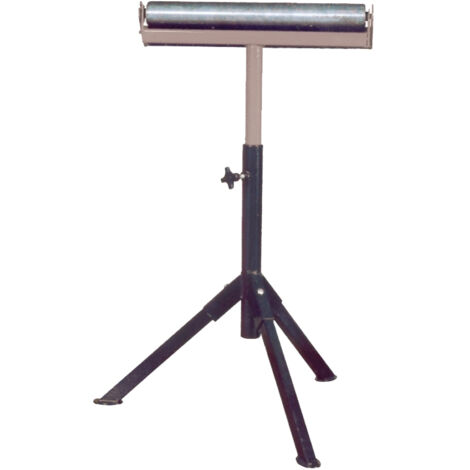 Leman – Servante d'atelier roulante en bois réglable – Rouleau galvanisé monté sur roulements – Charge max 150 kg – Hauteur réglable 62-100 cm