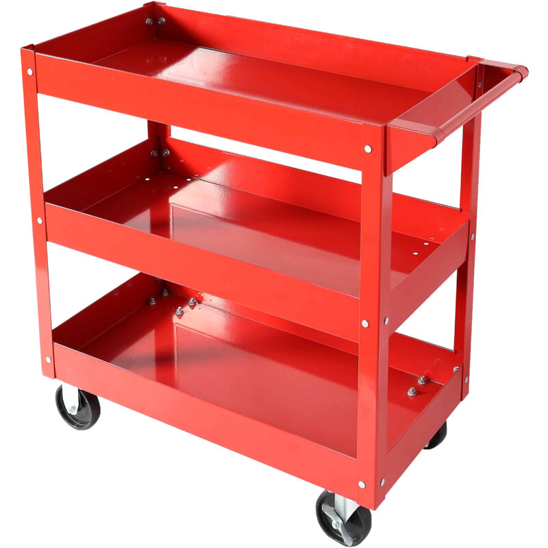 Defpro - Servante d'atelier 3 plateaux - domac - Ranger aisément vos outils, et surtout, retrouvez-les facilement Ideal particuliers