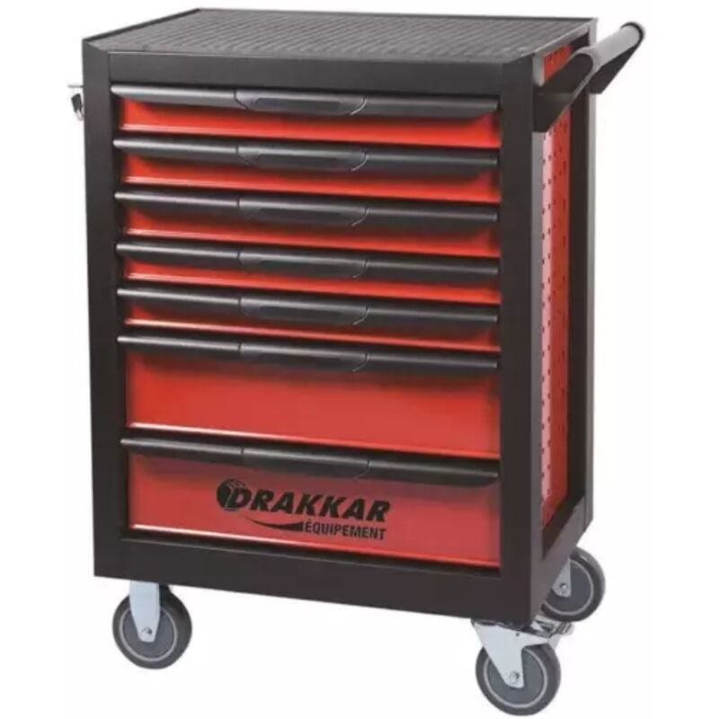 Drakkar Equipement - Servante d'atelier 7 tiroirs 237 outils drakkar