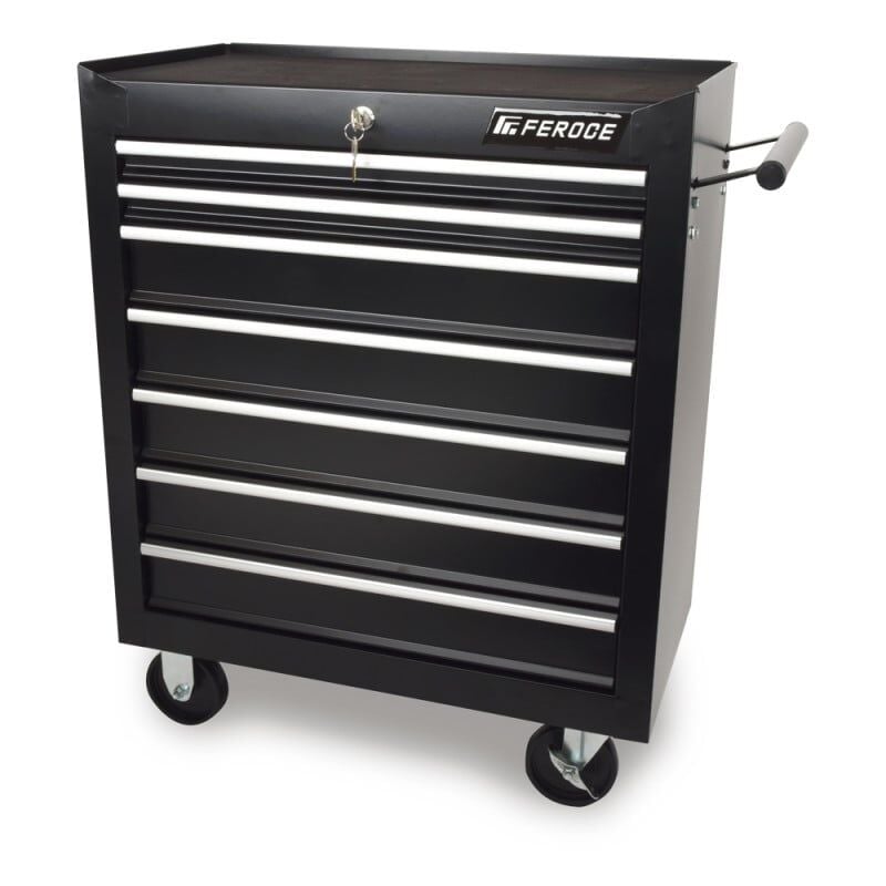 Servante d'Atelier 7 Tiroirs sur roues avec Poignée Hauteur 78cm FEROCE STORAGE