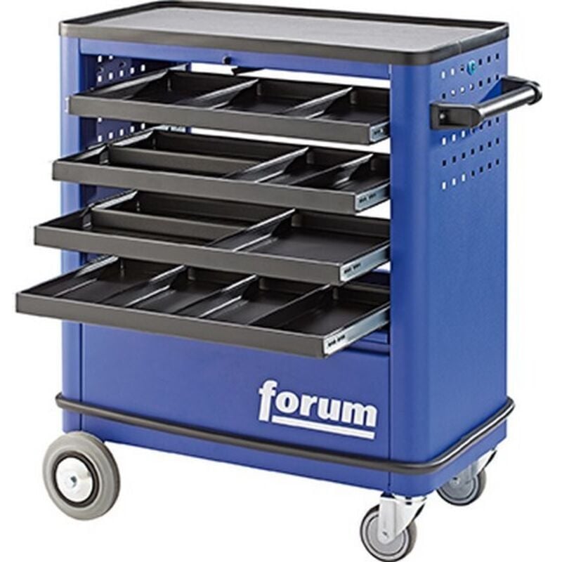 Forum - Servante d'atelier avec 4 tiroirs, Dimensions l x l x h : 625 x 400 x 930 mm, Poids 45 kg