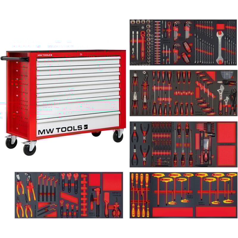 Mw Tools - Servante d'atelier complète ev starter 265 outils MWE299G3