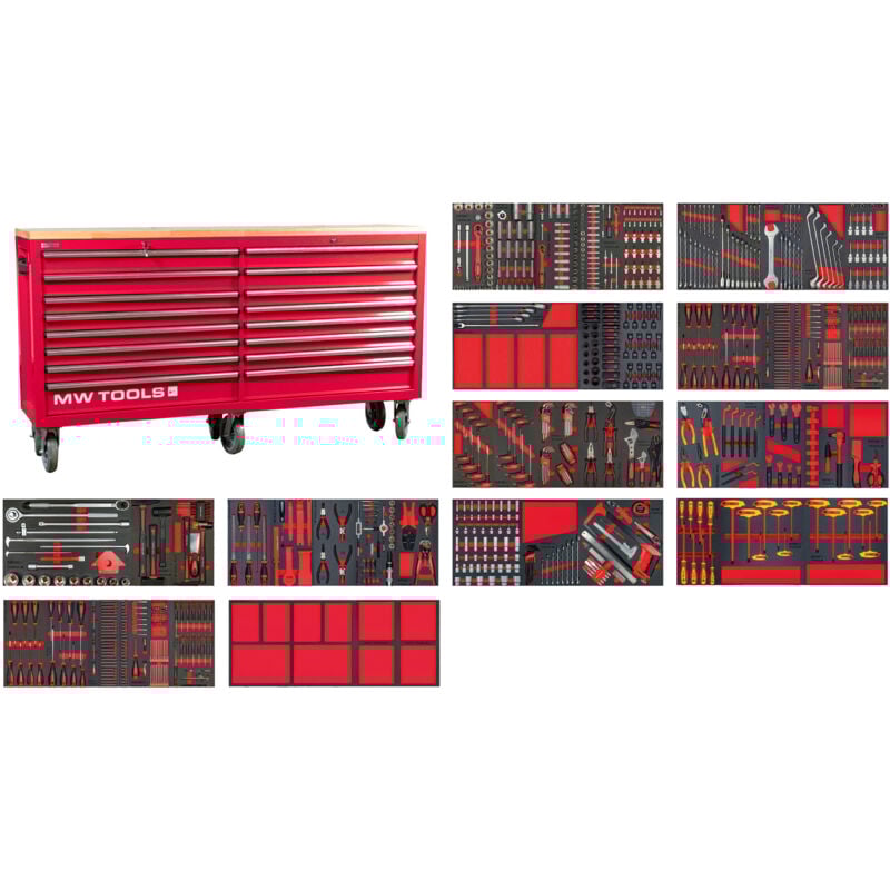 Mw Tools - Servante d'atelier complète extra large mega ev xxl 782 outils MWE999G5A