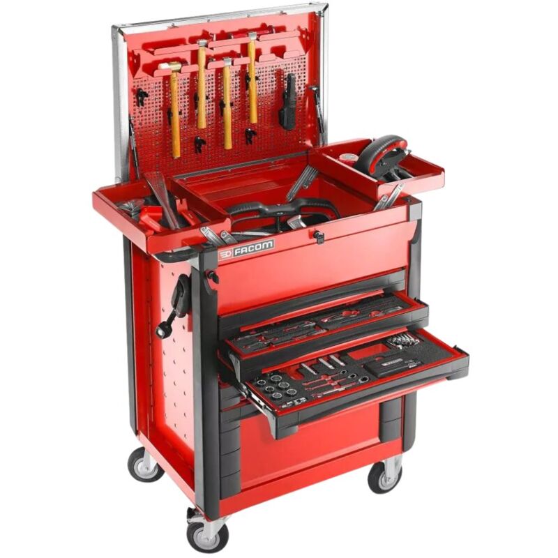 Servante d'atelier Facom Composition outillage carrosserie (3 tiroirs + compo) Facom